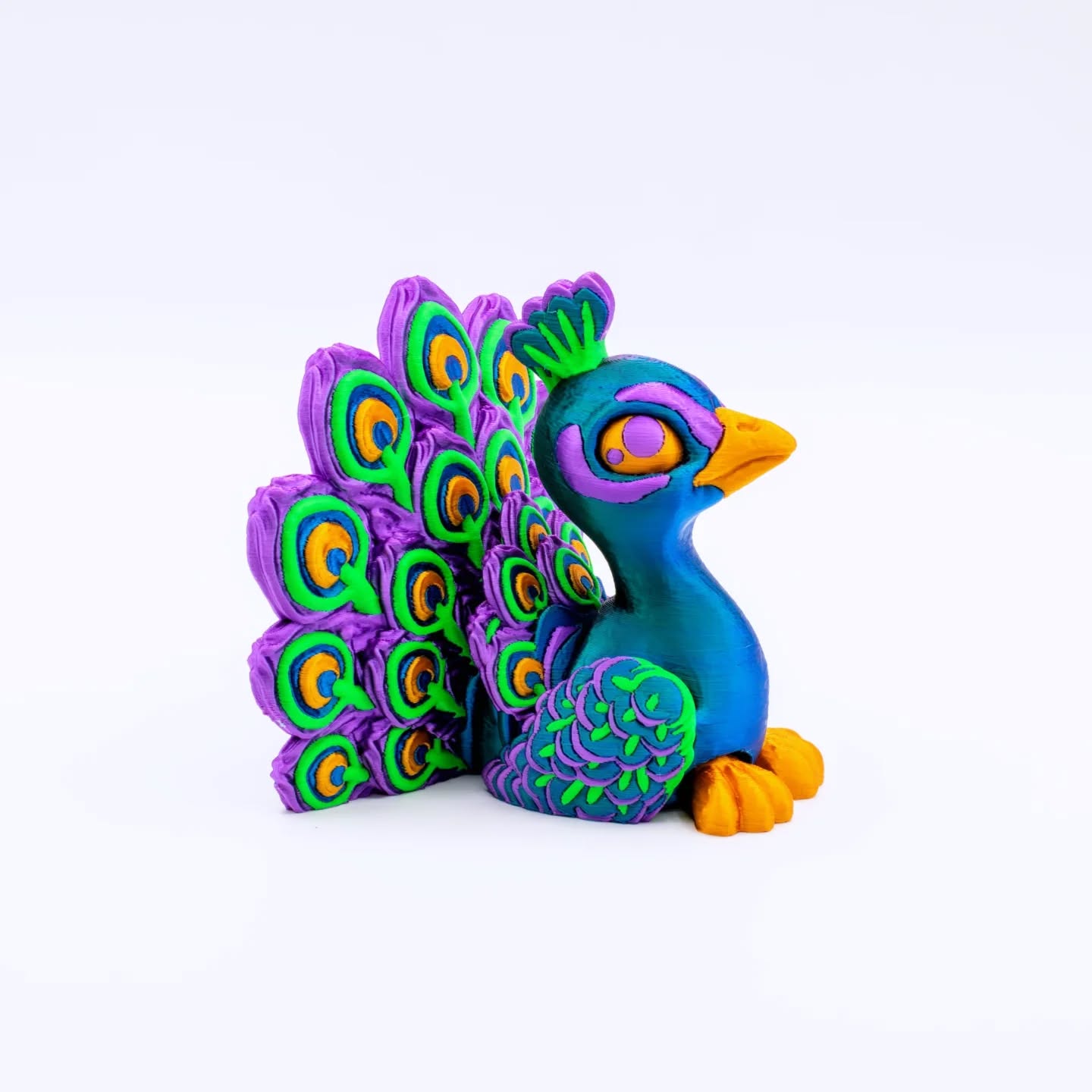 3D Printed Peacock Toy